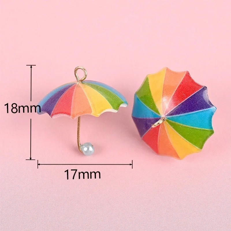 1 Piece Plastic Colorful Pendant