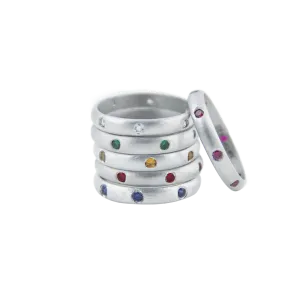 7 GEMSTONE RINGS - CUSTOM