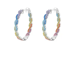 925 Sterling Silver Hoop Earrings