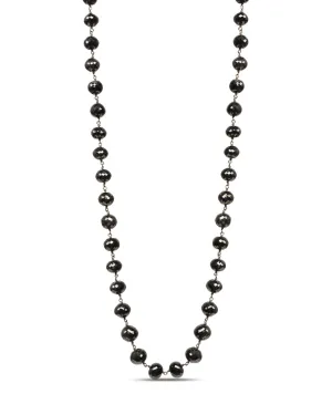 Black Diamond Beaded Necklace