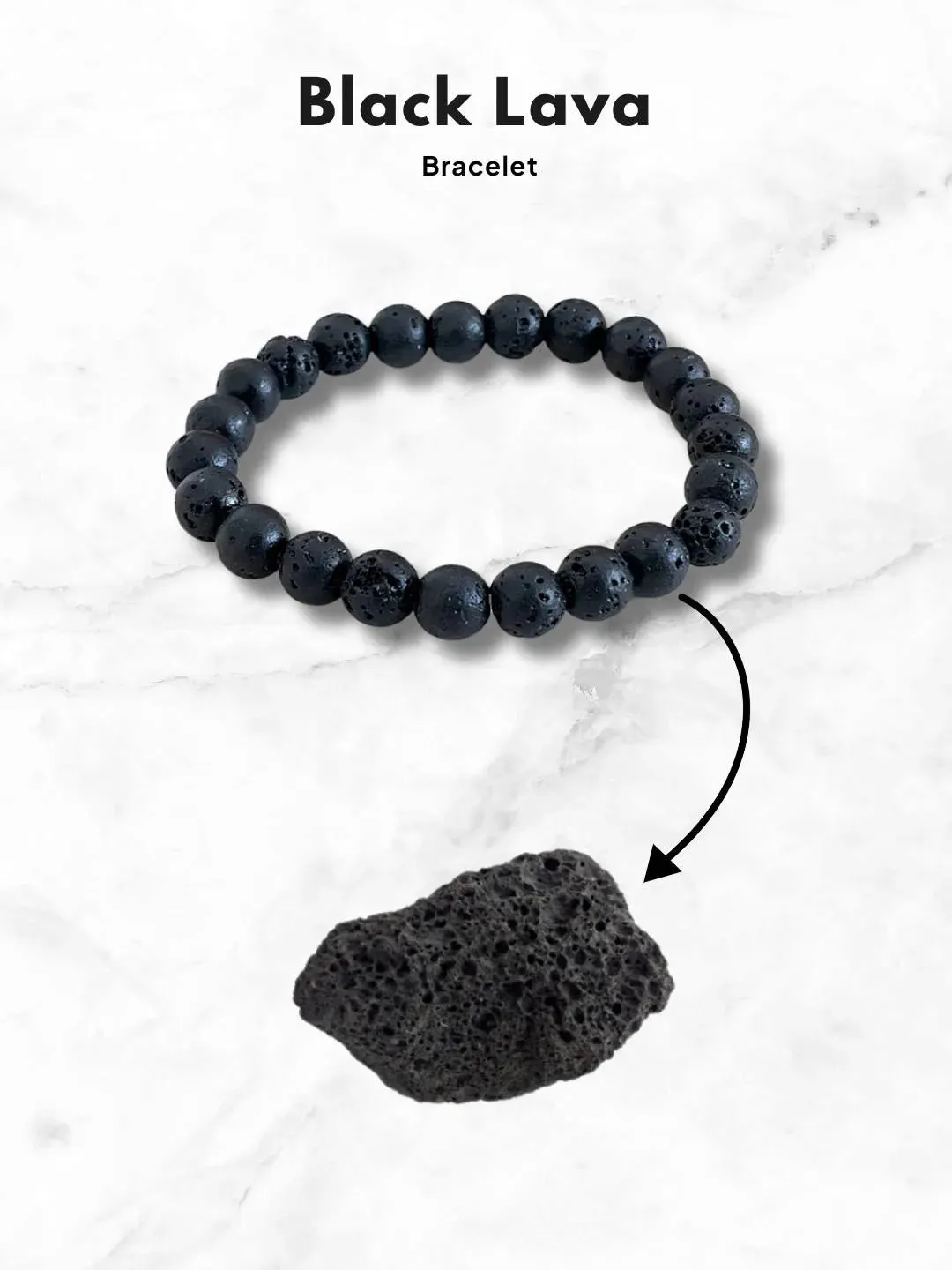 Black Lava Bracelet