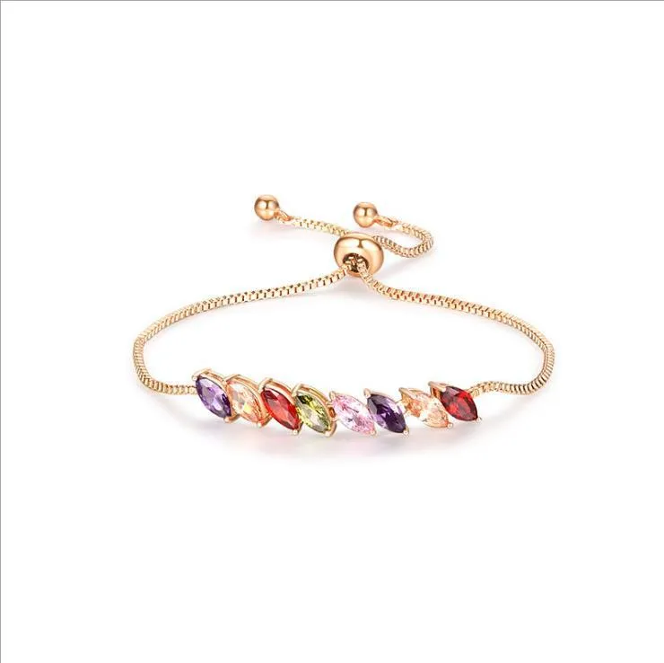 Boho Rainbow Tennis Bracelets