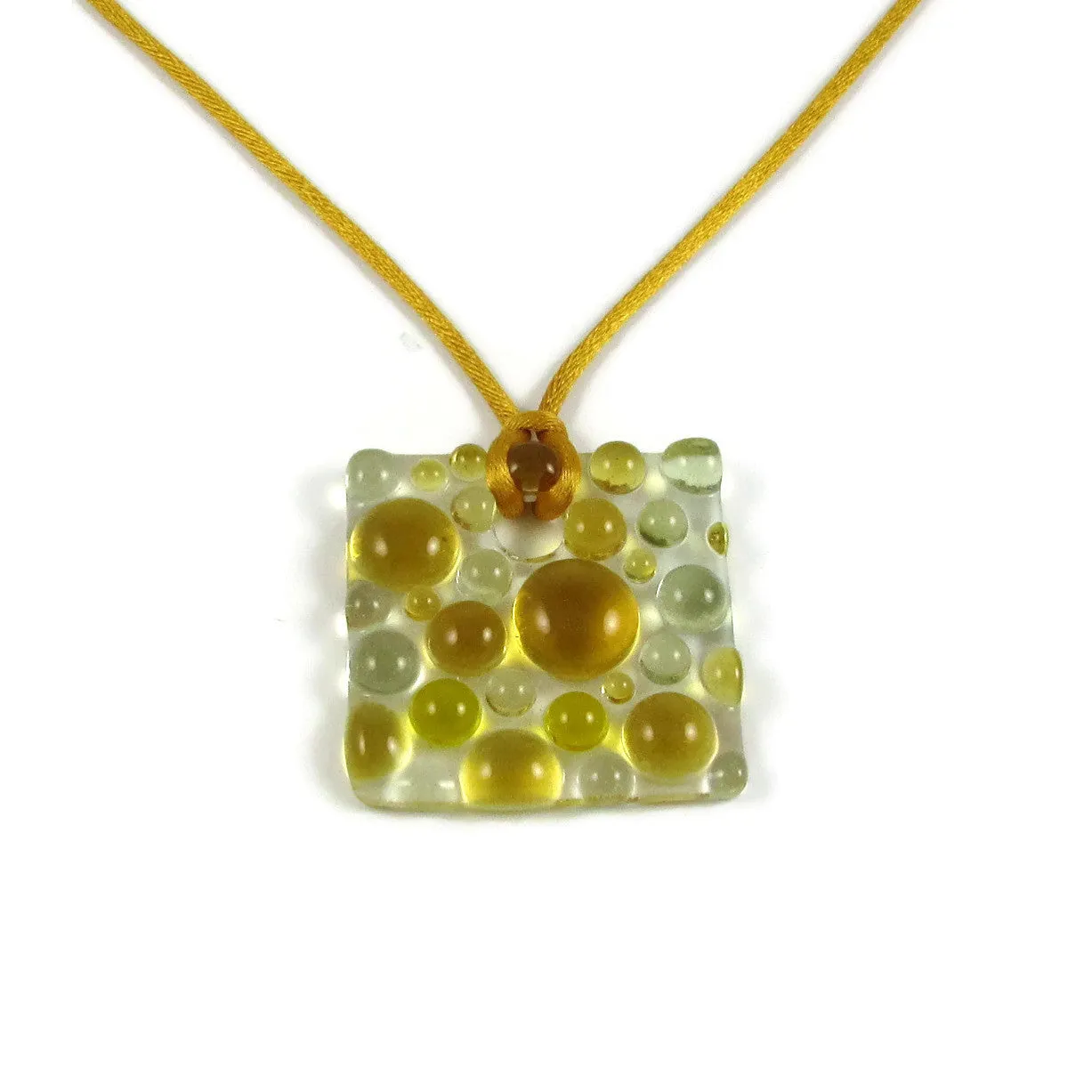 Bubbles Pendant - Green