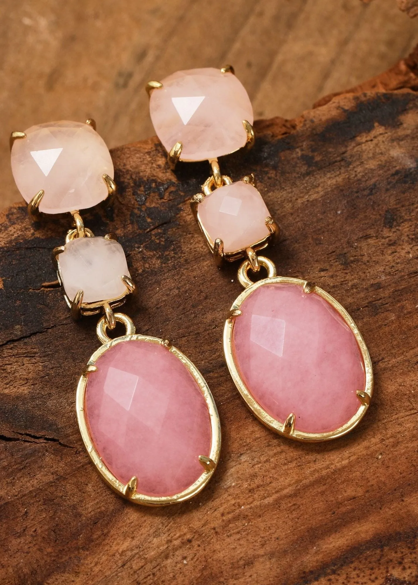 Classic Gemstone Drop Earrings