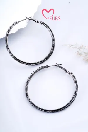 Classic Round Hoop Earring