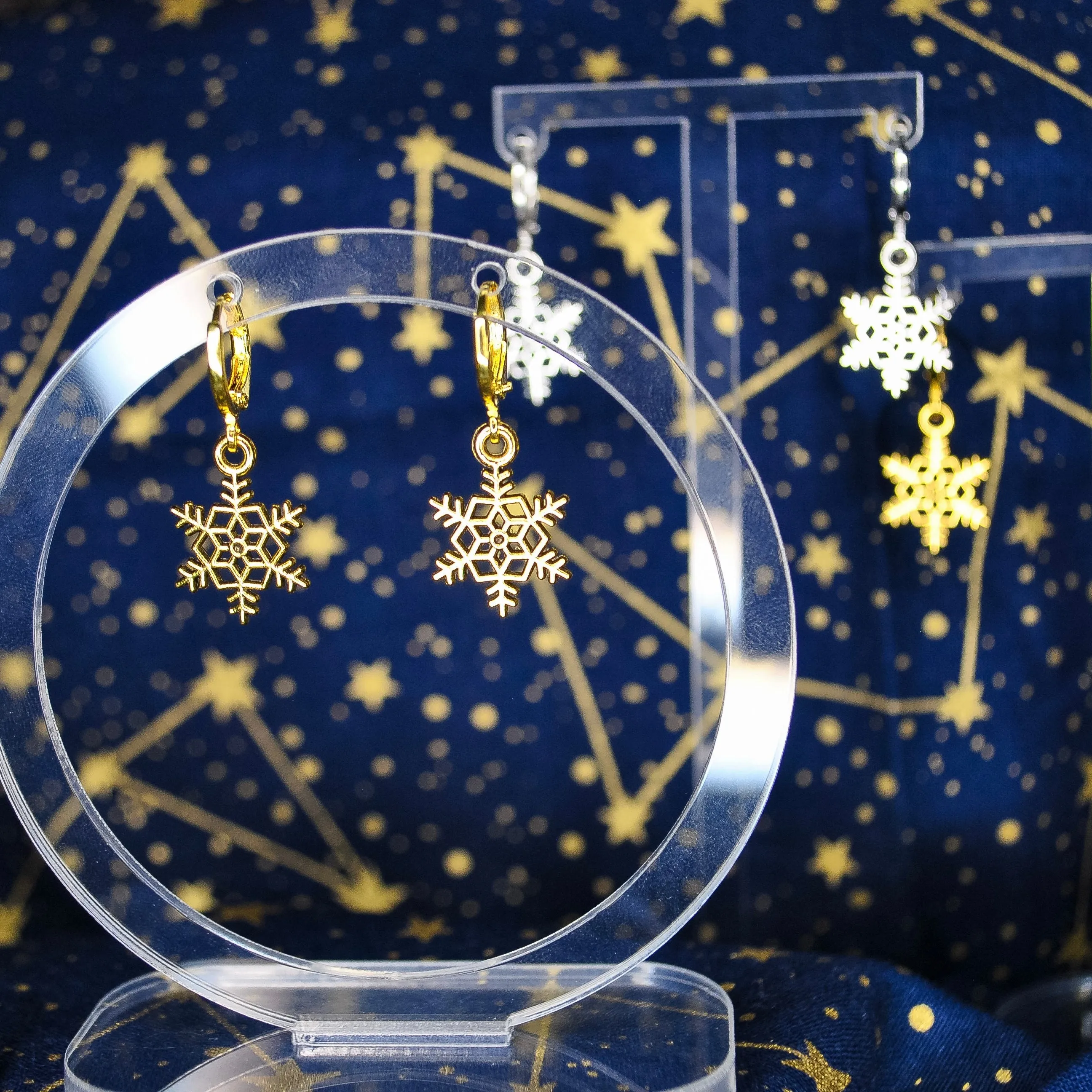 Classic Snowflake Earrings