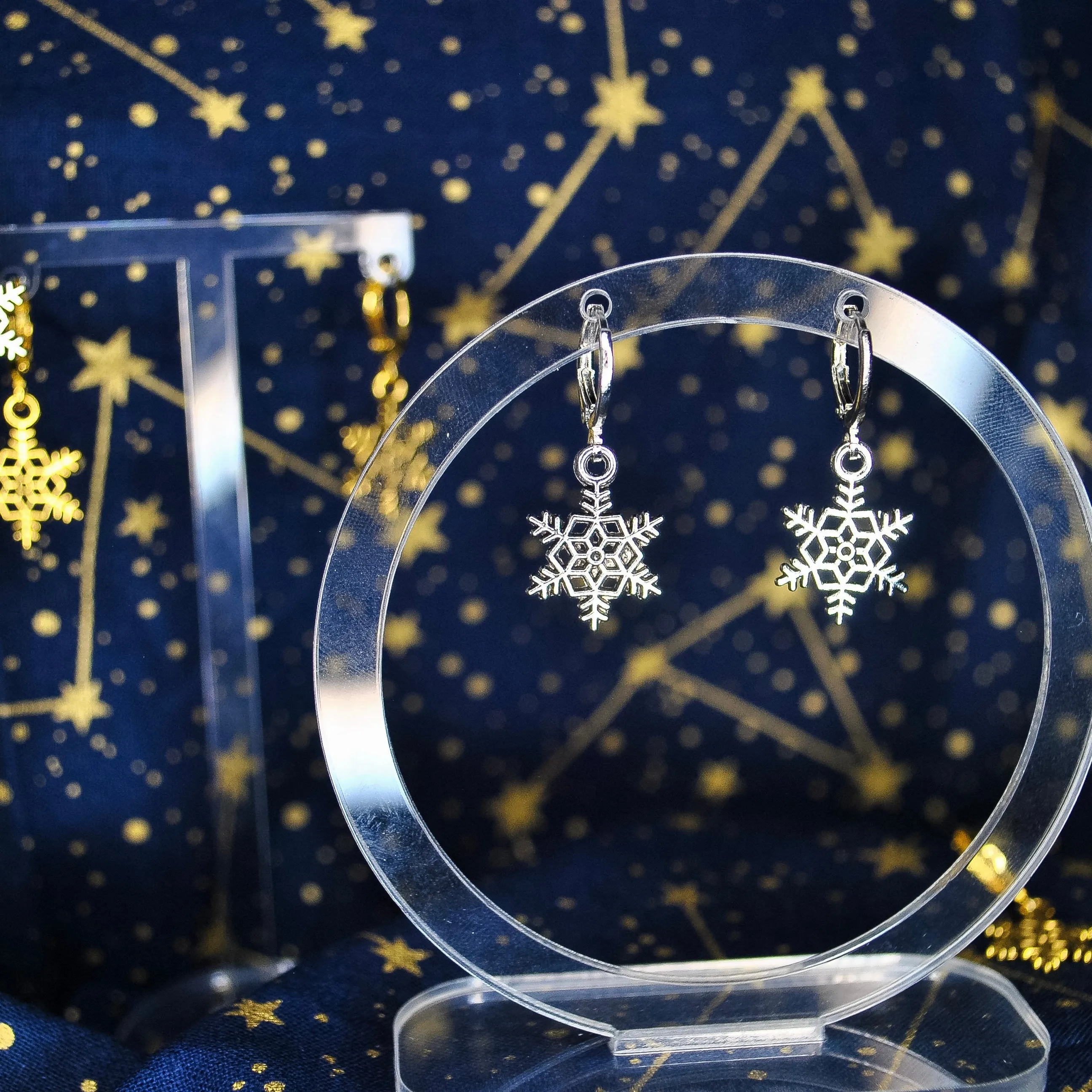 Classic Snowflake Earrings