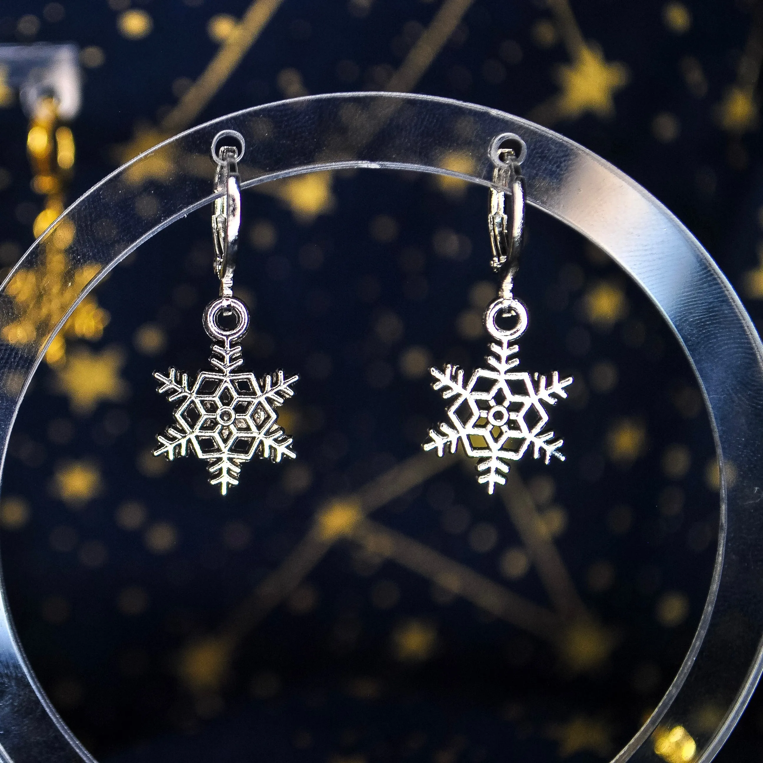 Classic Snowflake Earrings