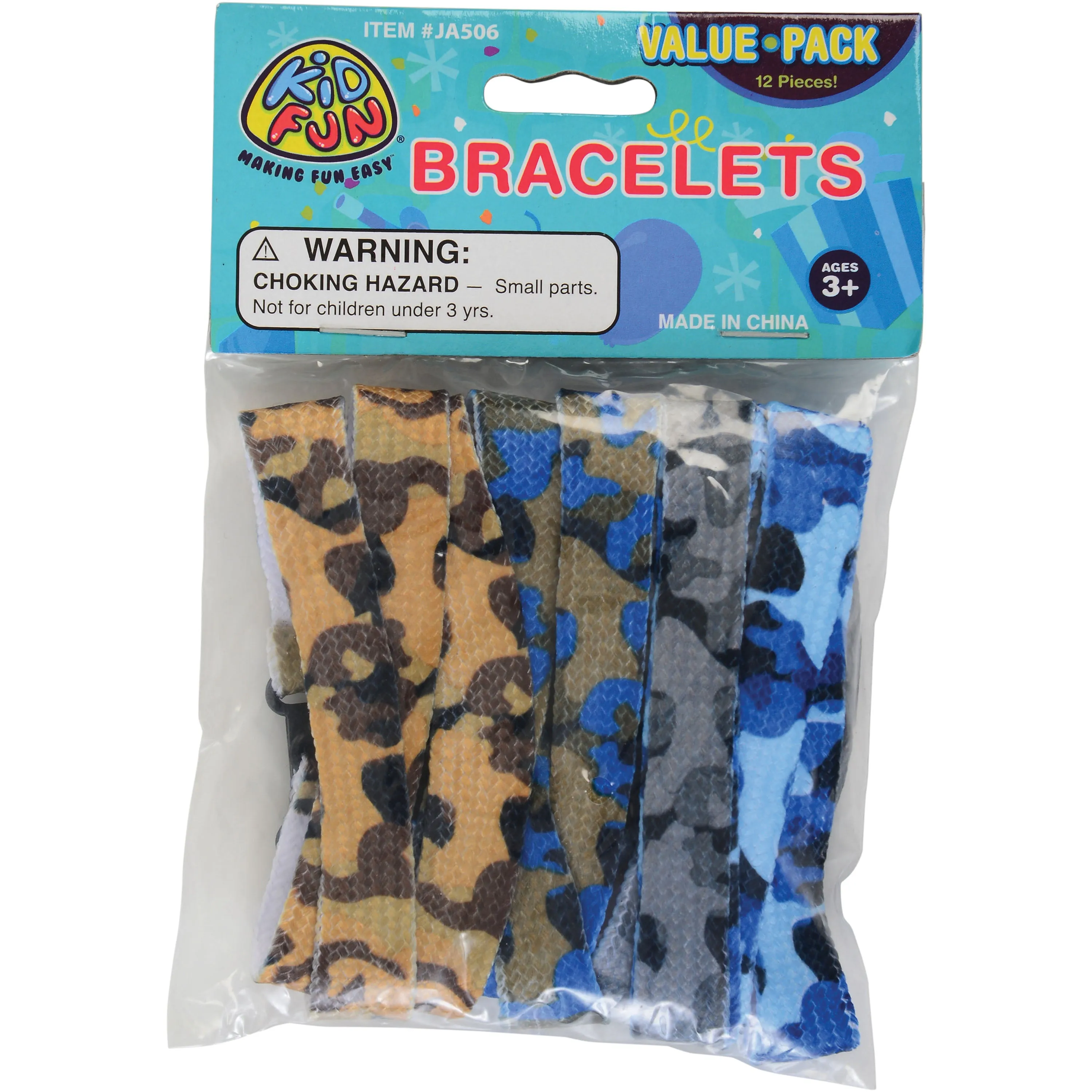 Costume Camo Bracelets (One Dozen)