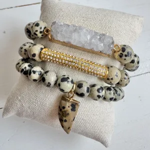 Dalmation ‘Haven’ Bracelet Set of 3