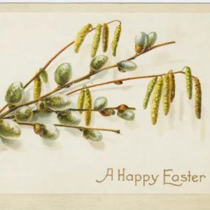 Digital Download "A Happy Easter" Easter Postcard (c.1910) - Instant Download Printable