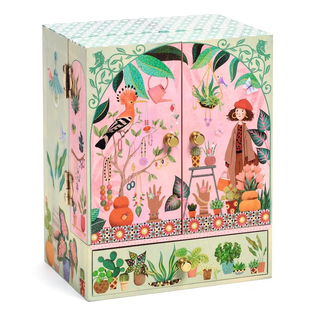 Djeco Music Box, Secret Garden Musical Jewellery Box 6 yrs  