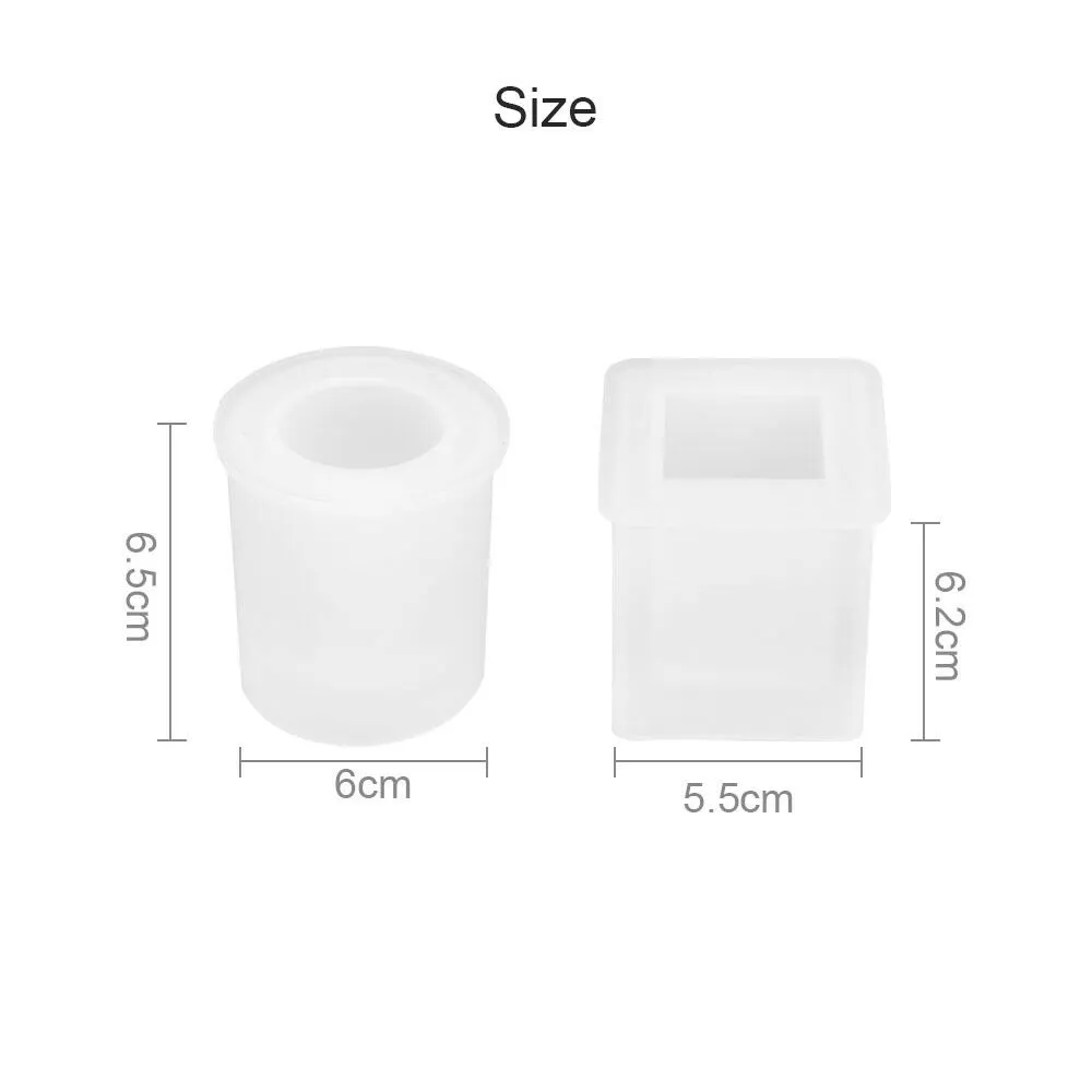 Durable Silicone Resin Mold Set for DIY Crafts, 2pcs