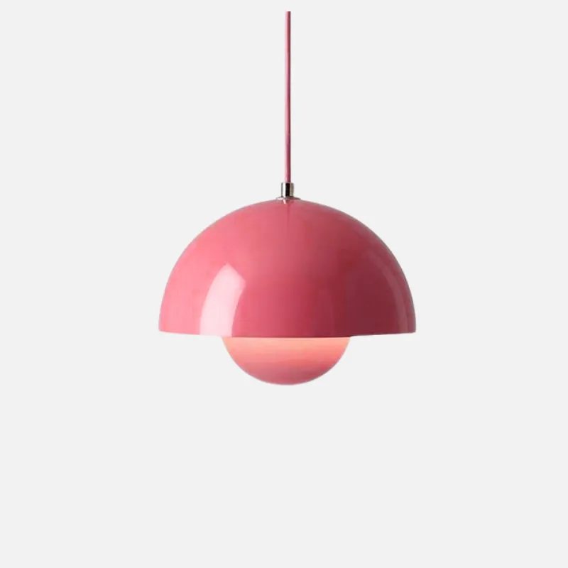 Flowerpot Lacquered Metal Pendant Light - Final Sale