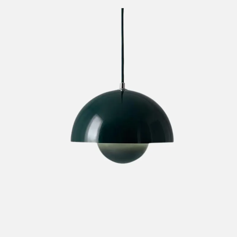 Flowerpot Lacquered Metal Pendant Light - Final Sale