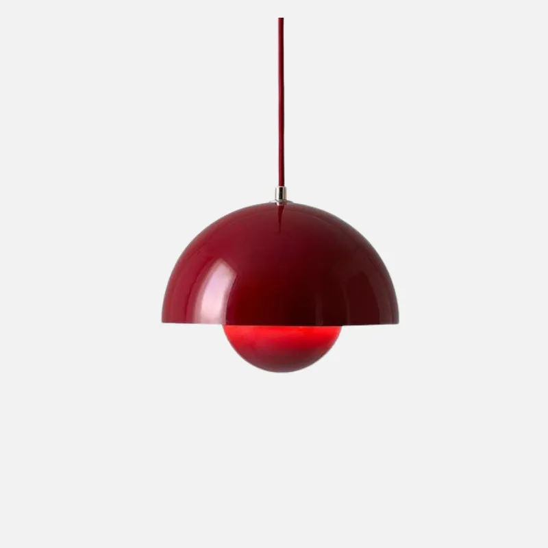 Flowerpot Lacquered Metal Pendant Light - Final Sale