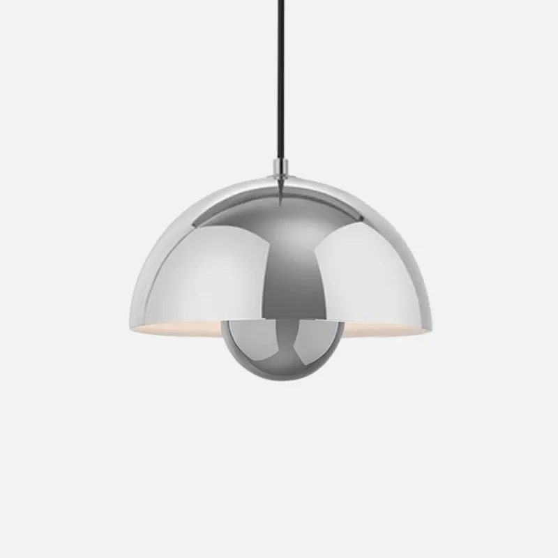 Flowerpot Lacquered Metal Pendant Light - Final Sale