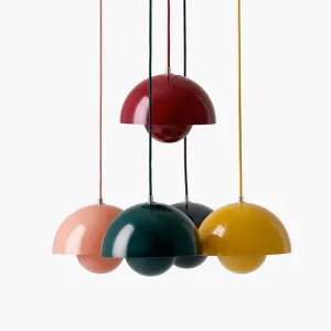 Flowerpot Lacquered Metal Pendant Light - Final Sale