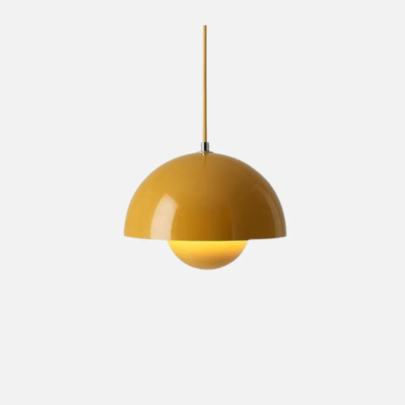 Flowerpot Lacquered Metal Pendant Light - Final Sale