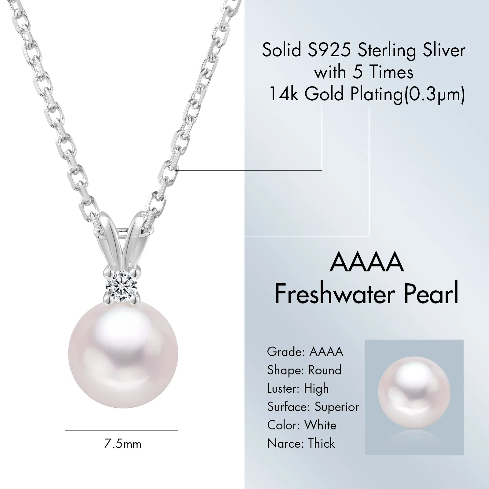 Freshwater Pearl Necklace for Women