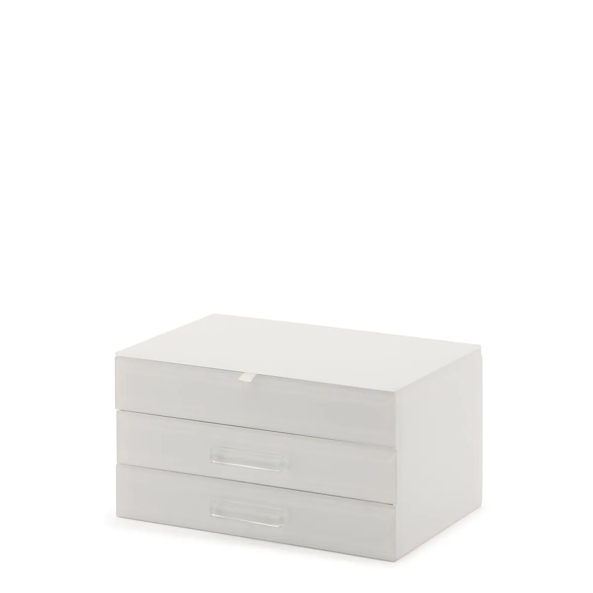 GABRIELLA White Medium Jewellery Box