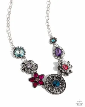 Giddy Garden - Multi Necklace - Paparazzi Accessories