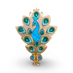 Gold Peacock 🦚- brooch - set of 2