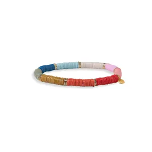 Grace Gold Color Block Stretch Bracelet Multicolor