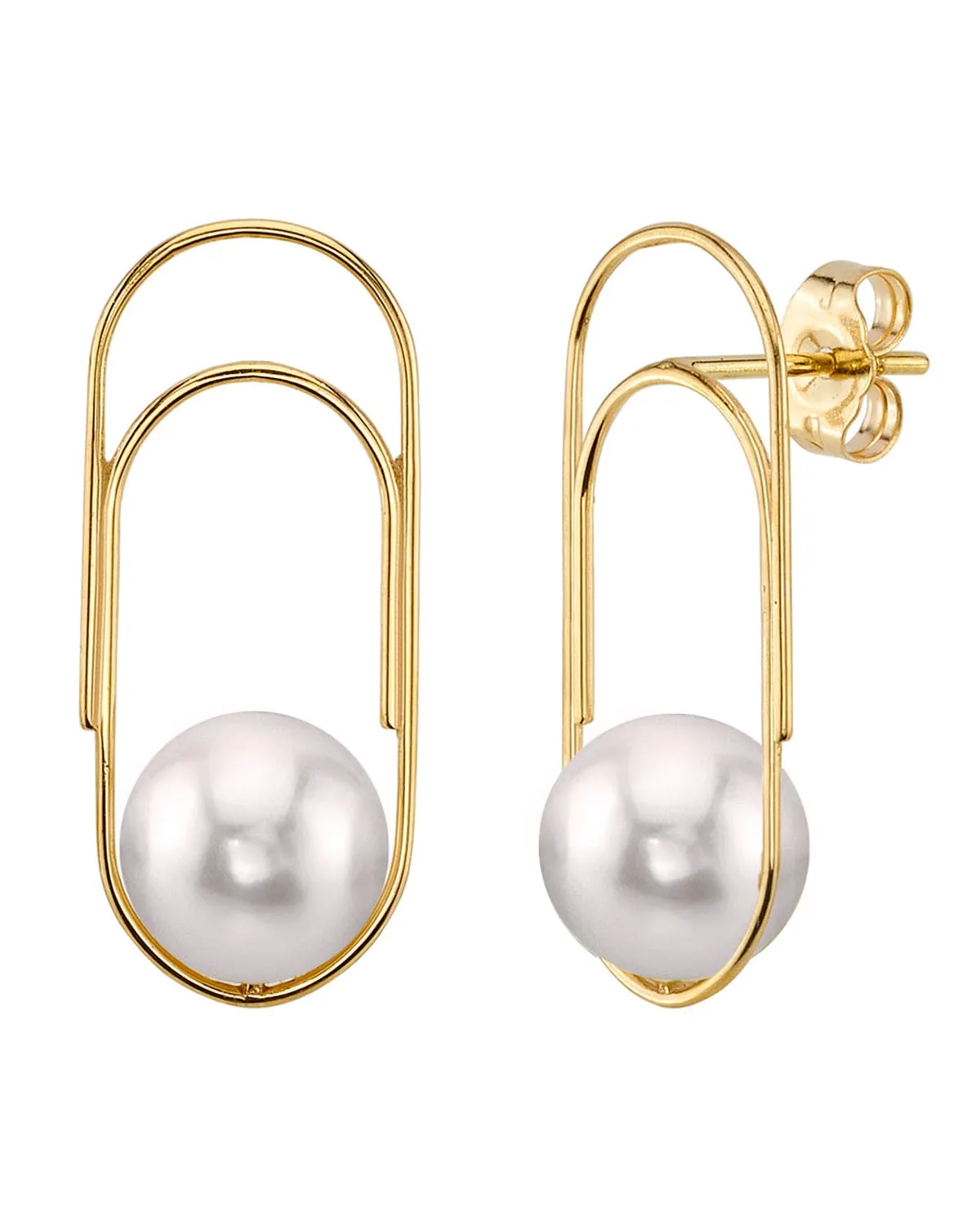 Japanese Akoya Pearl Sabrina Drop Earrings