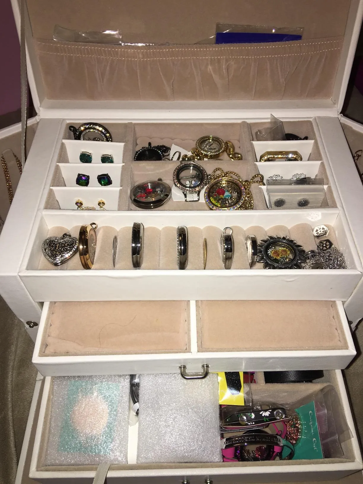 Jewelry Box, Girls Jewelry Organizer, Mini Travel Case