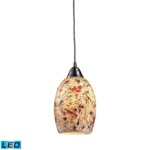 LED Mini Pendant from the Avalon Collection in Satin Nickel Finish by ELK Home