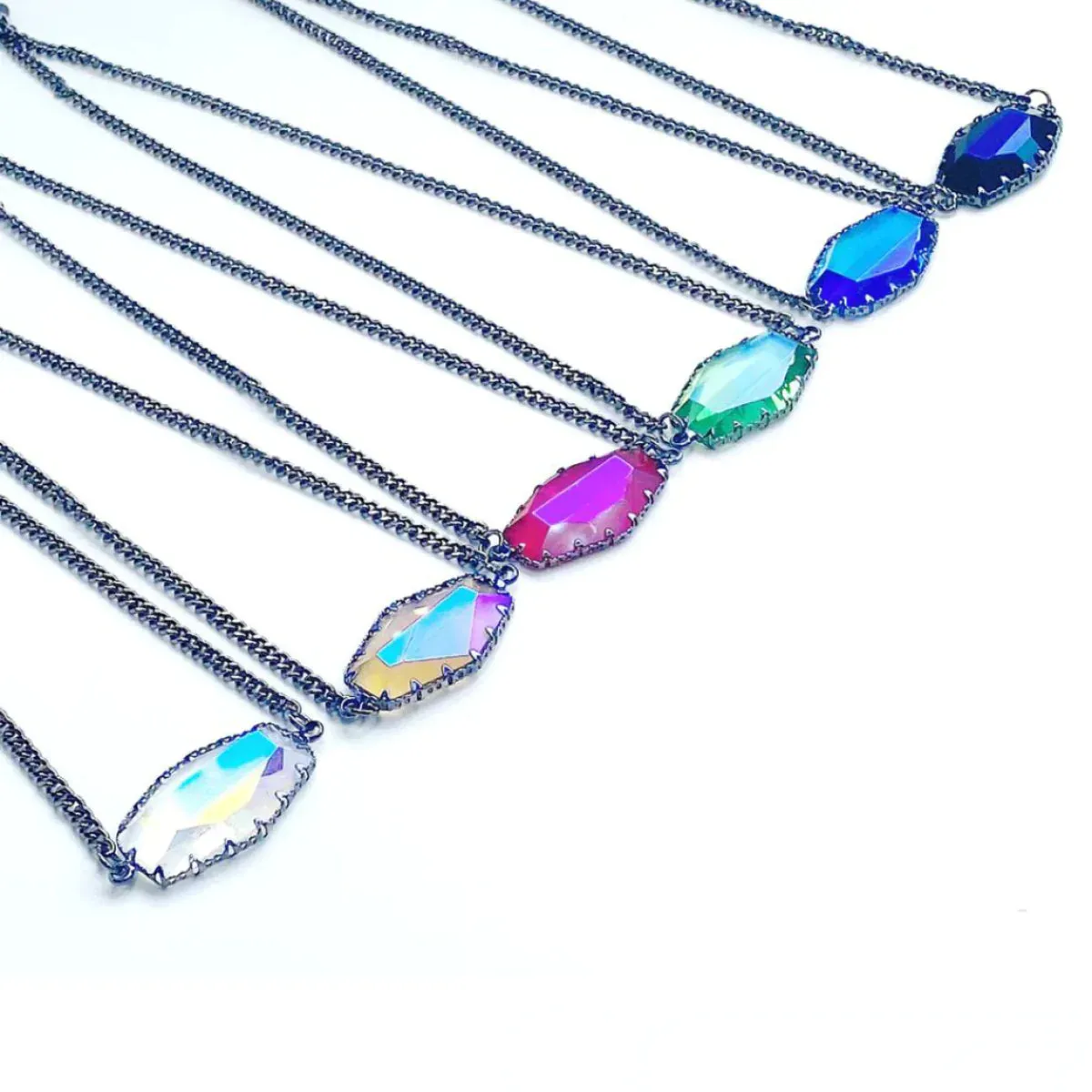 Melania Clara Geometrical Crystal Necklace