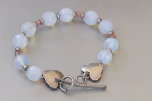 MOONSTONE BEADED BRACELET