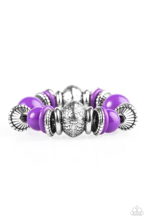 Paparazzi Bracelet ~ Seize The Season - Purple