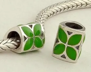 Pendant - Green Flower