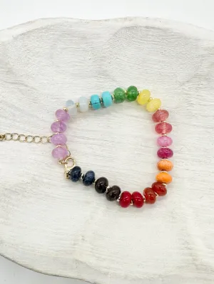 Quinn Multi Beaded Stone Bracelet