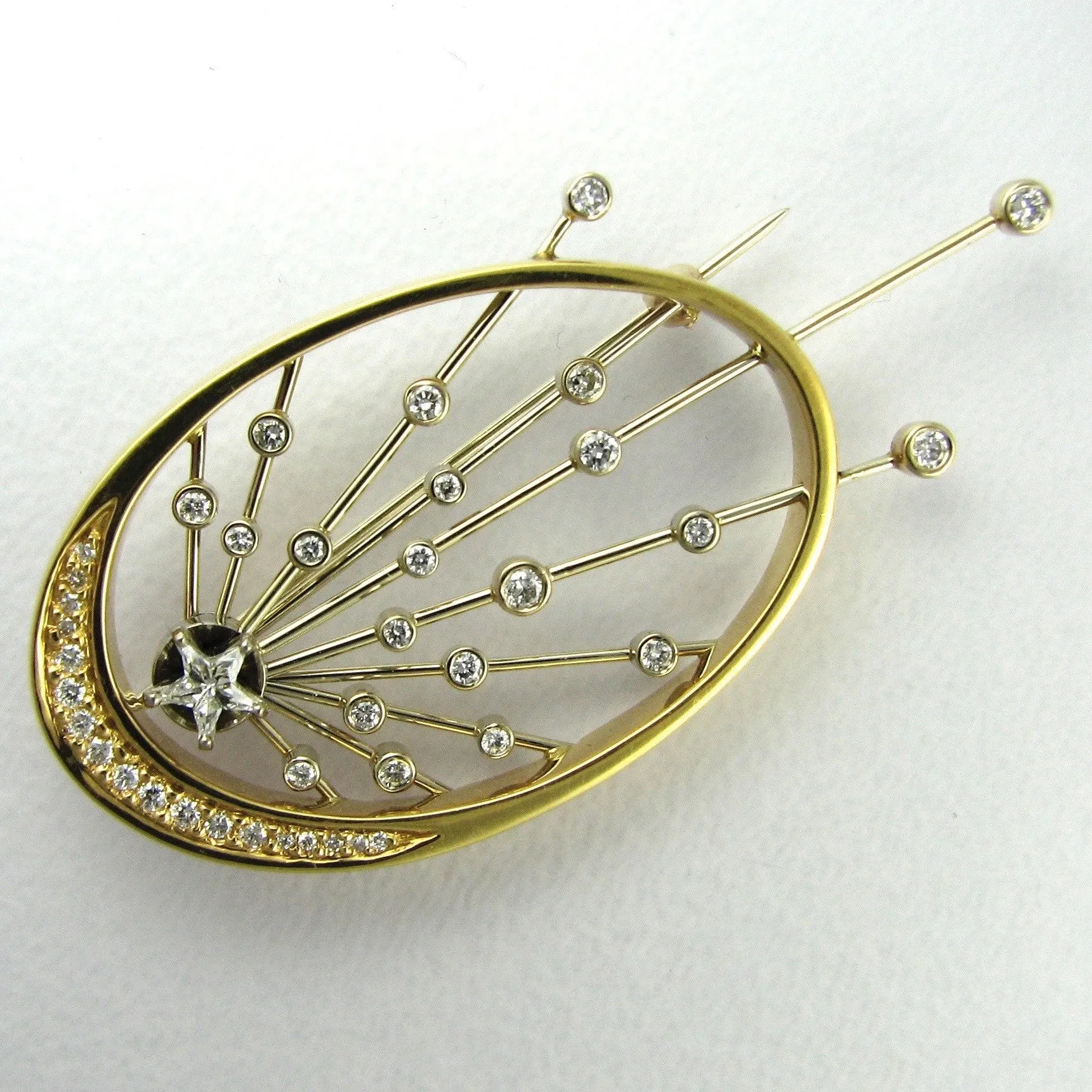 "Pushing the Envelope" Brooch