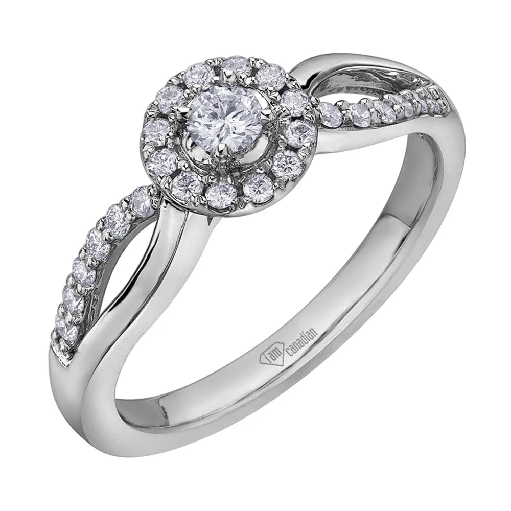 Round Canadian Diamond Ring