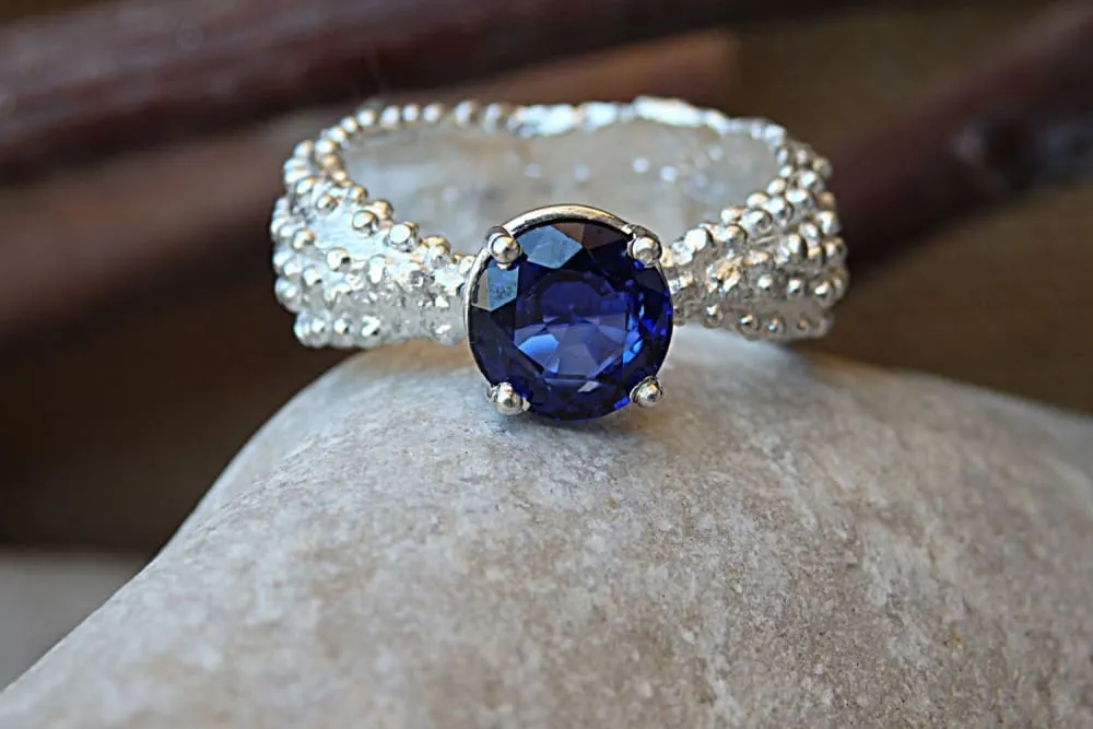 Sapphire Genuine  Ring