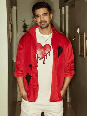 Saqib Saleem In Chain With Ring Pendant