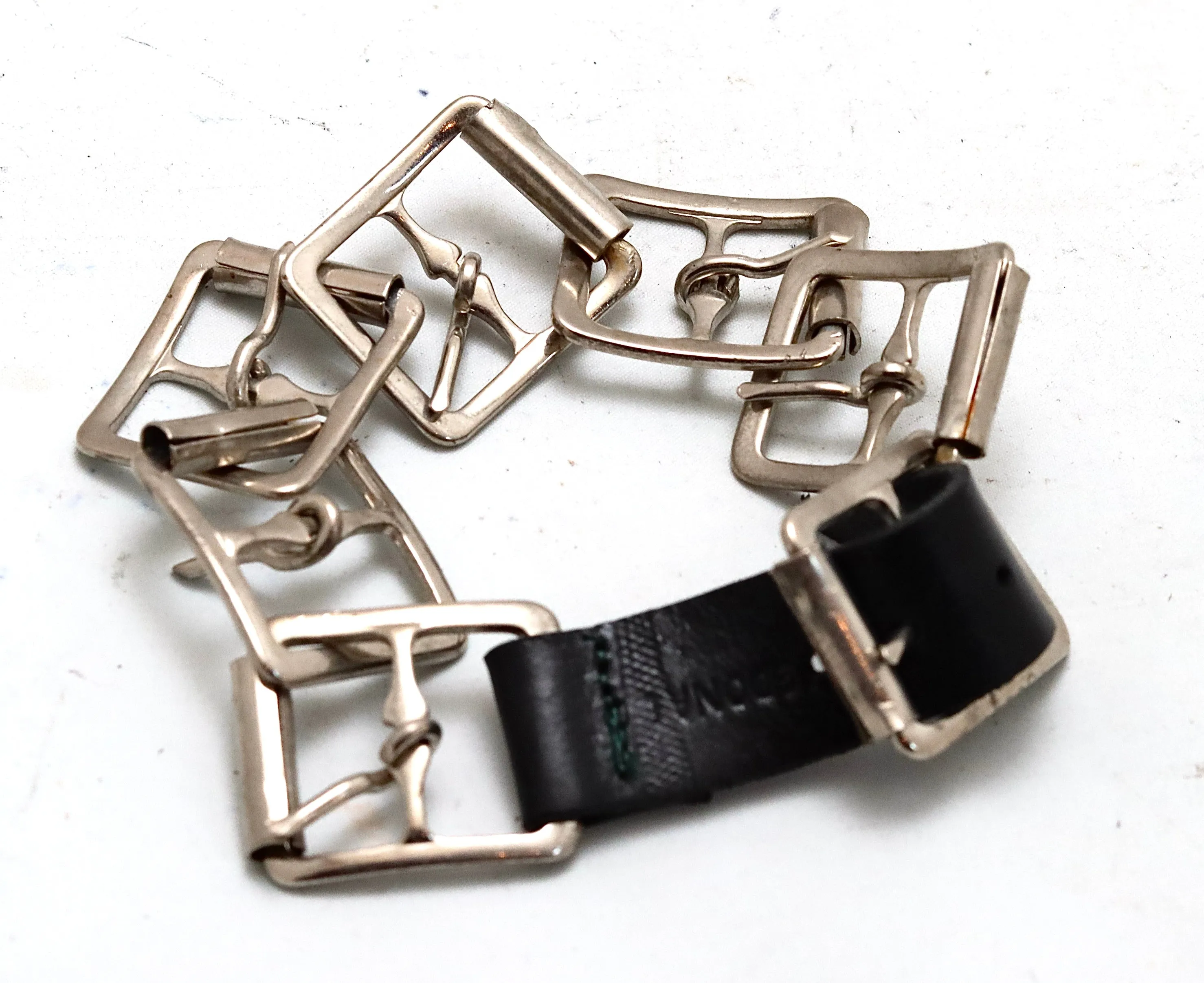 Shoe buckle bracelet