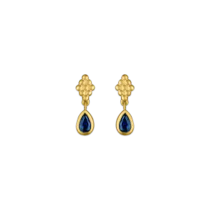 Small Blue Sapphire Nona Earrings