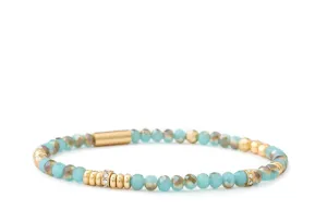 Spartina - Bracelet - 4mm Stretch Bracelet - Seafoam