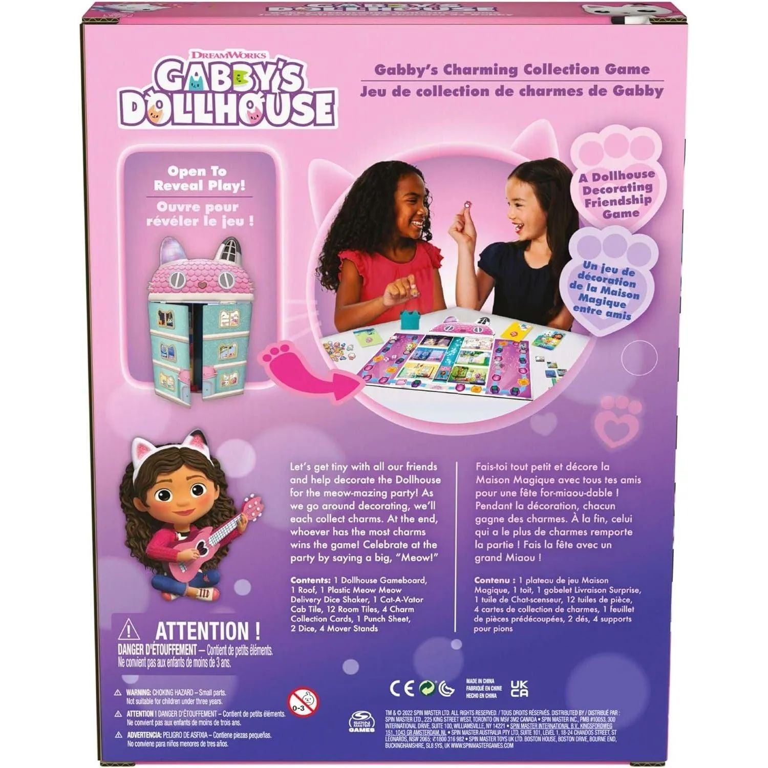 Spin Master Gabby's Dollhouse Collectible Social Board Game Talismans