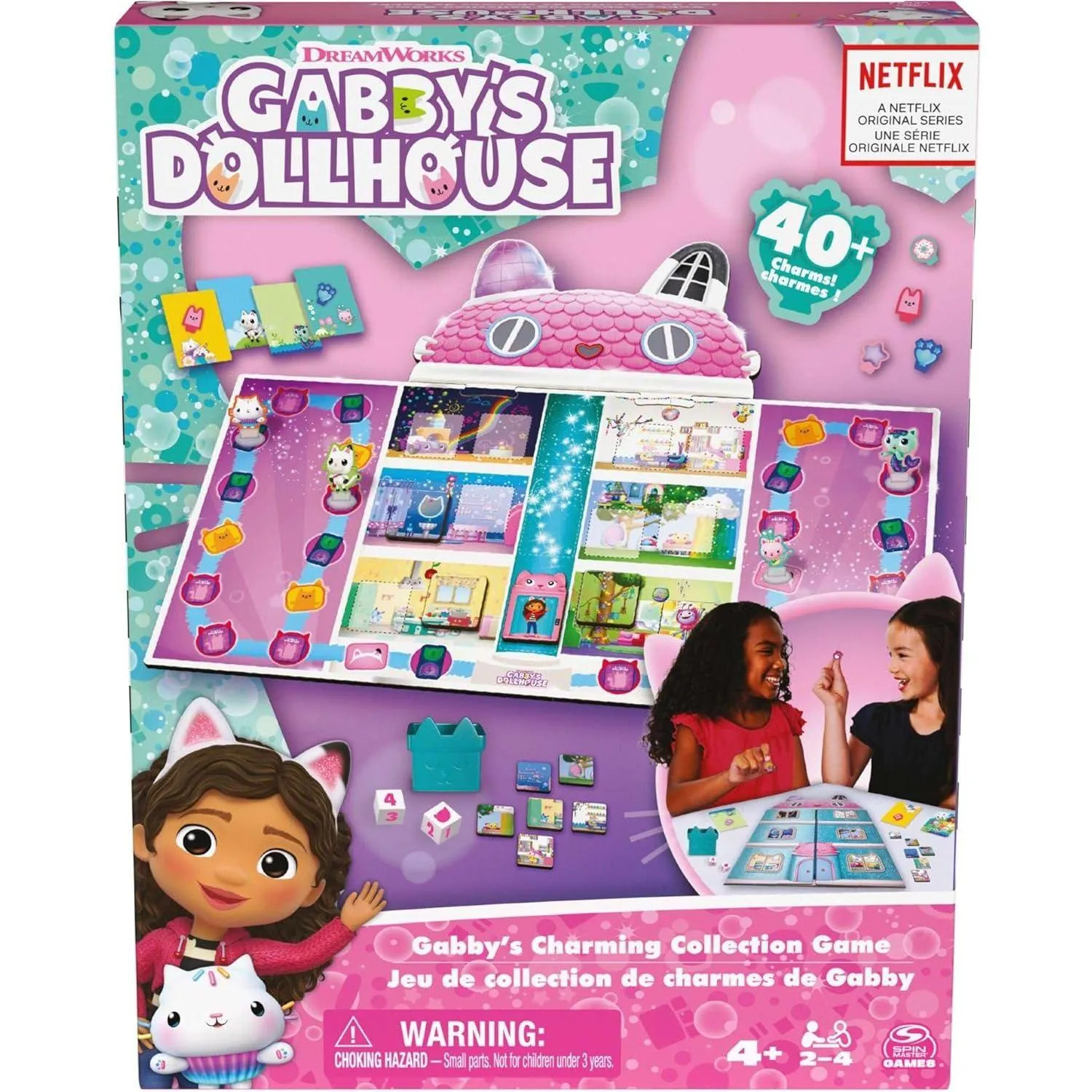 Spin Master Gabby's Dollhouse Collectible Social Board Game Talismans