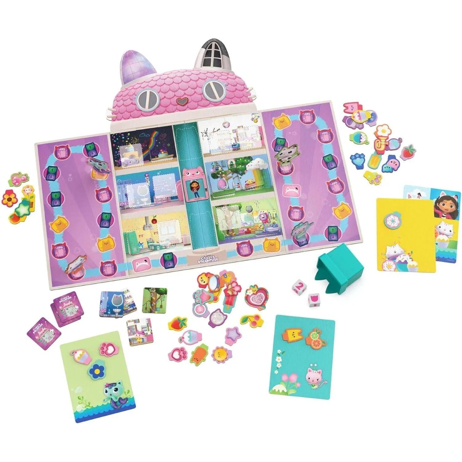 Spin Master Gabby's Dollhouse Collectible Social Board Game Talismans