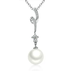 Sterling Silver Pearl Necklace