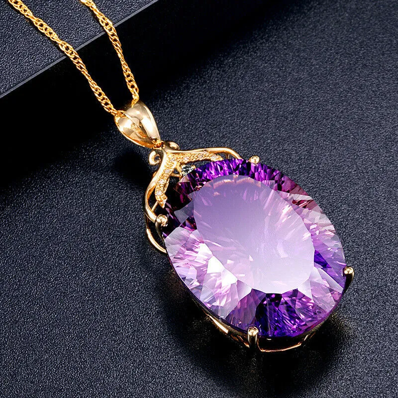 Stylemein - Amethyst Necklace | Amethyst Crystal Necklace