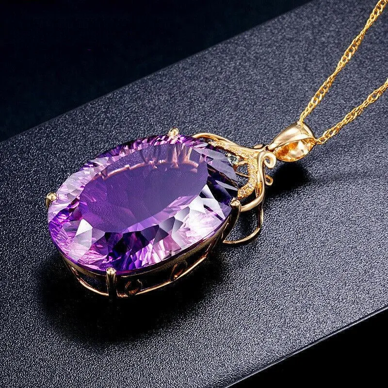 Stylemein - Amethyst Necklace | Amethyst Crystal Necklace