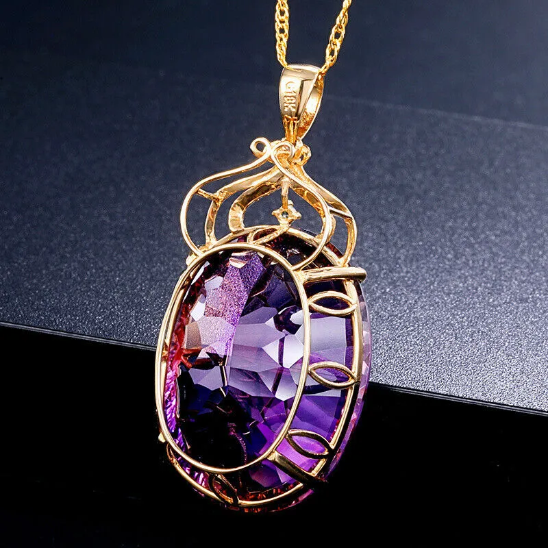 Stylemein - Amethyst Necklace | Amethyst Crystal Necklace